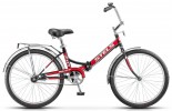 Велосипед 24' складной STELS PILOT-710 черный/красный, 16' Z010 LU070369